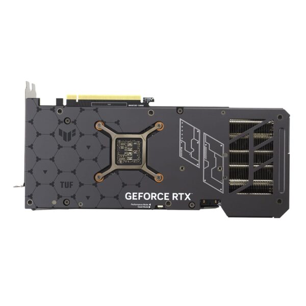 پشت کارت گرافیک ایسوس TUF RTX 4070 TI 12GB