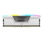 رم کامپیوتر کورسیر Vengeance RGB 64GB (2×32GB) DDR5 6000MHz CL40 White