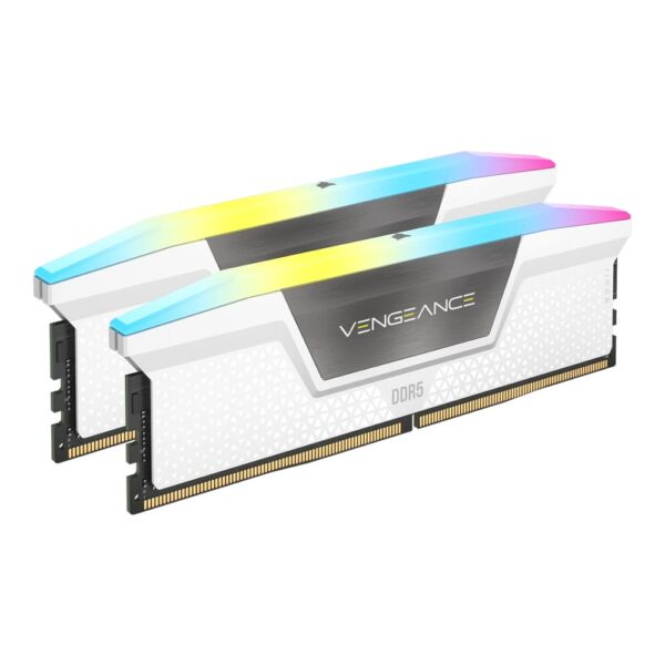 ماژول های رم Vengeance RGB 64GB (2×32GB) DDR5 6000MHz CL40 White