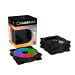 نمای جعبه فن کیس گیم مکس GAMEMAX CL300