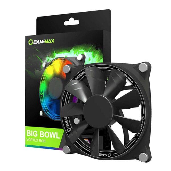 نمای جعبه فن کیس گیم مکس GAMEMAX GMX-12-DBB