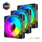 نمای صف فن کیس گیم مکس GAMEMAX KF300 BK