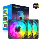 نمای صف فن کیس گیم مکس GAMEMAX KF300 BK