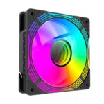 نمای تک فن کیس گیم مکس GAMEMAX KF300 BK