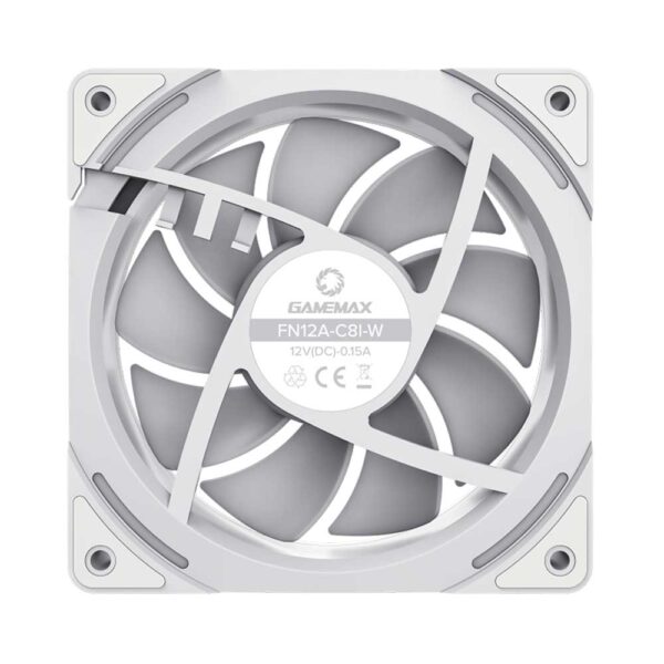 نمای جلوی فن کیس گیم مکس GAMEMAX KF300 WH