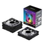 نمای جعبه فن کیس گیم مکس GAMEMAX KF300R BK