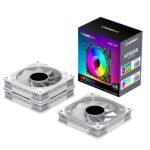 نمای جعبه فن کیس گیم مکس GAMEMAX KF300R WH