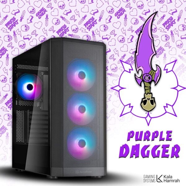 GAMING DAGGER PURPLE Feature سیستم گیمینگ پرپل دگر PURPLE DAGGER 2025 V1