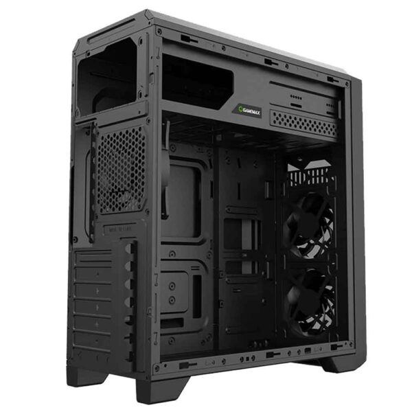 نمای رخ پشت کیس گیمینگ گیم مکس GameMax G563