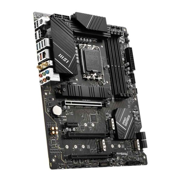 نمای راست مادربرد ام اس ای MSI PRO Z790-P WIFI