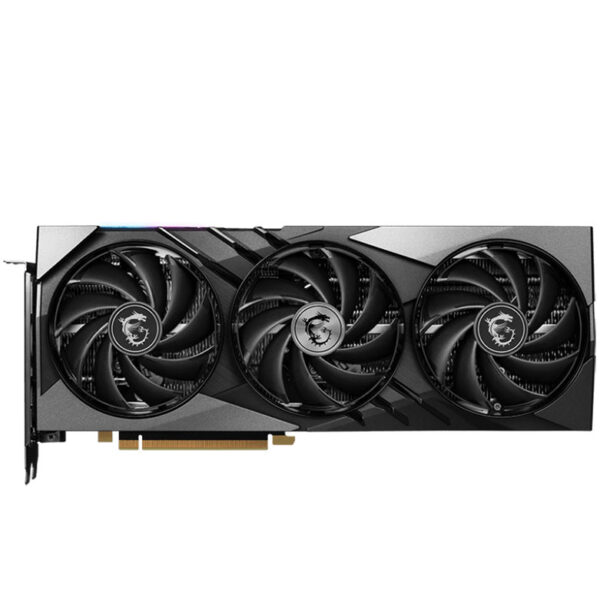 نمای کنار کارت گرافیک ام اس آی MSI RTX 4070 SUPER Gaming X SLIM 12GB
