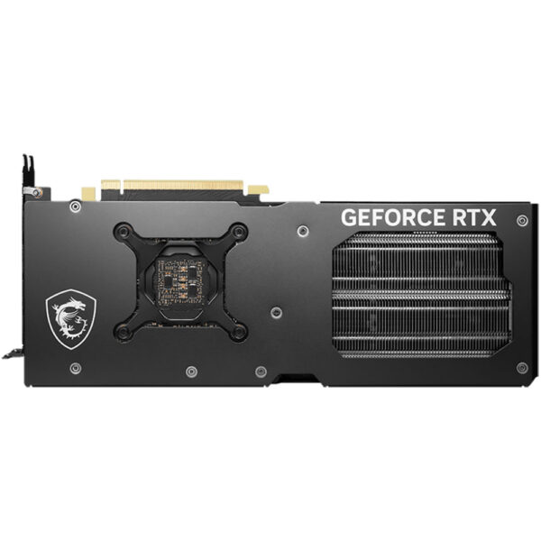 نمای پشت کارت گرافیک ام اس آی MSI RTX 4070 SUPER Gaming X SLIM 12GB