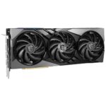 نمای زاویه دار کارت گرافیک ام اس آی MSI RTX 4070 TI SUPER Gaming X SLIM 16GB