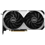 نمای کنار کارت گرافیک ام اس آی MSI RTX 4070 TI SUPER VENTUS 2X OC 16GB