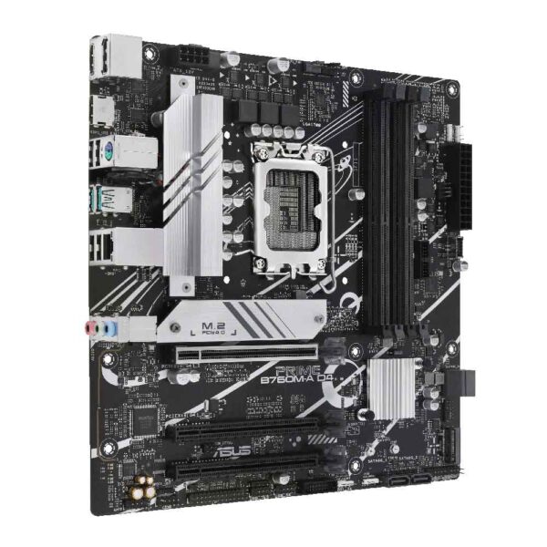 نمای ایستاده مادربرد ایسوس ASUS PRIME B760M-A DDR4