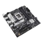نمای خوابیده مادربرد ایسوس ASUS PRIME B760M-A DDR4