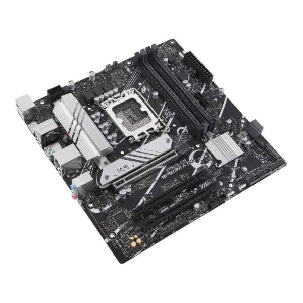 نمای خوابیده مادربرد ایسوس ASUS PRIME B760M-A DDR4