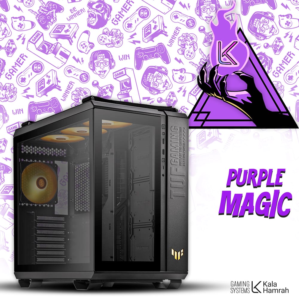 سیستم گیمینگ پرپل مجیک PURPLE MAGIC 2025 V1