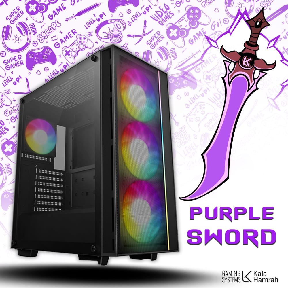 سیستم گیمینگ پرپل سورد PURPLE SWORD 2026 V1