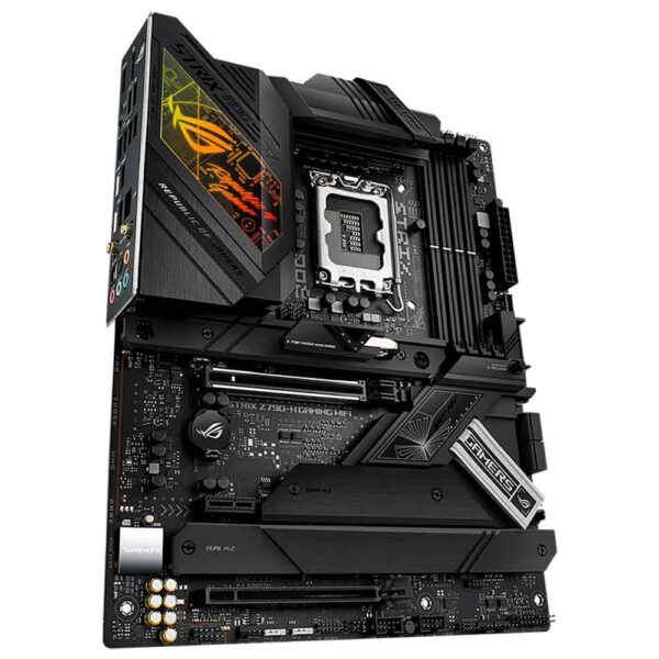 نمای ایستاده راست مادربرد ایسوس ASUS ROG ROG STRIX Z790-H GAMING WIFI