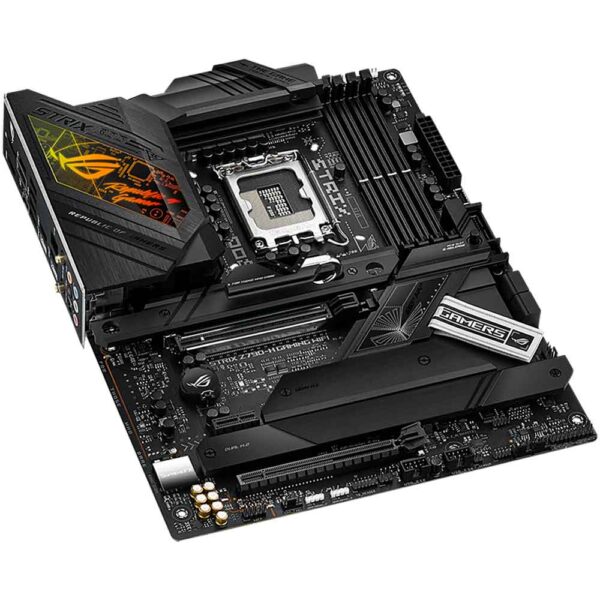 نمای خوابیده مادربرد ایسوس ASUS ROG ROG STRIX Z790-H GAMING WIFI