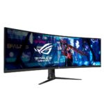 نمای راست مانیتور ایسوس Asus ROG Strix XG49WCR اندازه 49 اینچ
