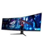 نمای چپ مانیتور ایسوس Asus ROG Strix XG49WCR اندازه 49 اینچ