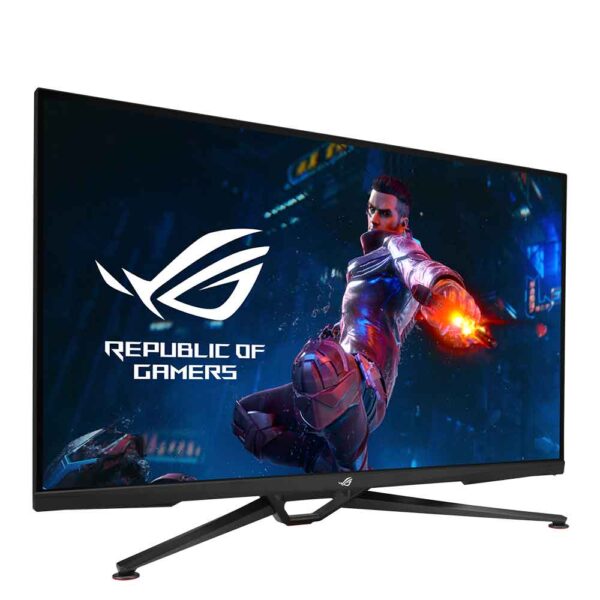 نمای راست جلو مانیتور ایسوس Asus ROG Swift PG38UQ اندازه 38 اینچ