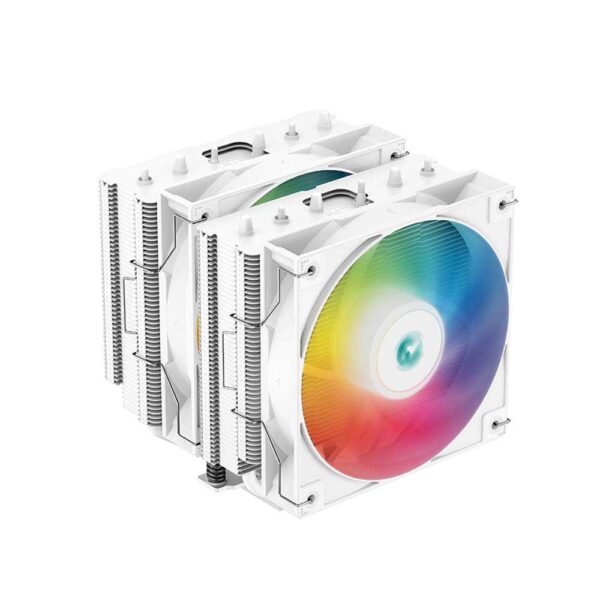 نمای دور خنک کننده پردازنده دیپ کول DeepCool AG620 ARGB White