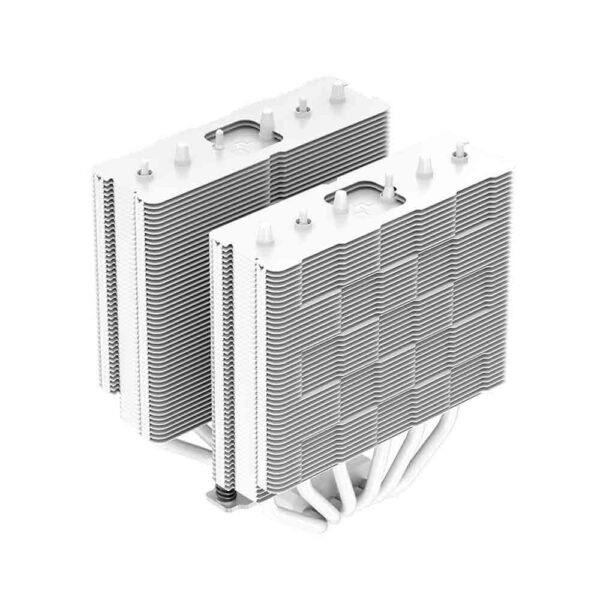 نمای هیت سینک خنک کننده پردازنده دیپ کول DeepCool AG620 ARGB White