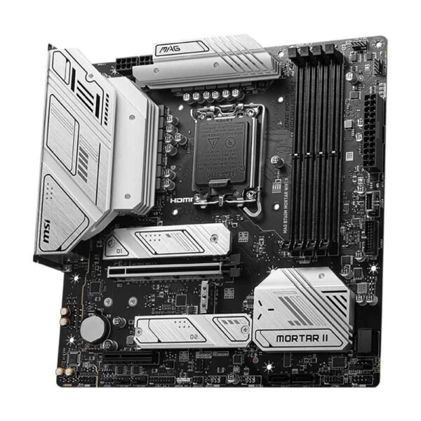 نمای چپ مادربرد ام اس آی MSI MAG B760M MORTAR WIFI II