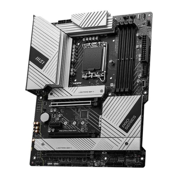 نمای راست مادربرد ام اس آی MSI PRO Z790-A MAX WIFI