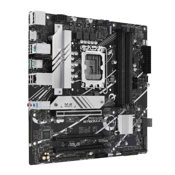 نمای ایستاده مادربرد ایسوس ASUS PRIME B760M-A D4-CSM
