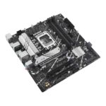 نمای خوابیده مادربرد ایسوس ASUS PRIME B760M-A D4-CSM