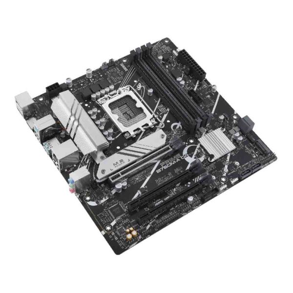 نمای خوابیده مادربرد ایسوس ASUS PRIME B760M-A D4-CSM