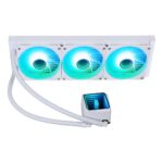 نمای جلوی خنک کننده مایع پردازنده اوست AWEST GT AV360 Infinity White