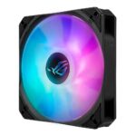 نمای فن خنک کننده مایع پردازنده ایسوس ASUS ROG Strix LC III 360 ARGB