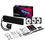 نمای تجهیزات خنک کننده مایع پردازنده ایسوس ASUS ROG Strix LC III 360 ARGB