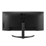 پشت مانیتور ال جی LG 34WQ60C-B اندازه 34 اینچ