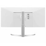 پشت مانیتور ال جی LG 34WQ650-W اندازه 34 اینچ