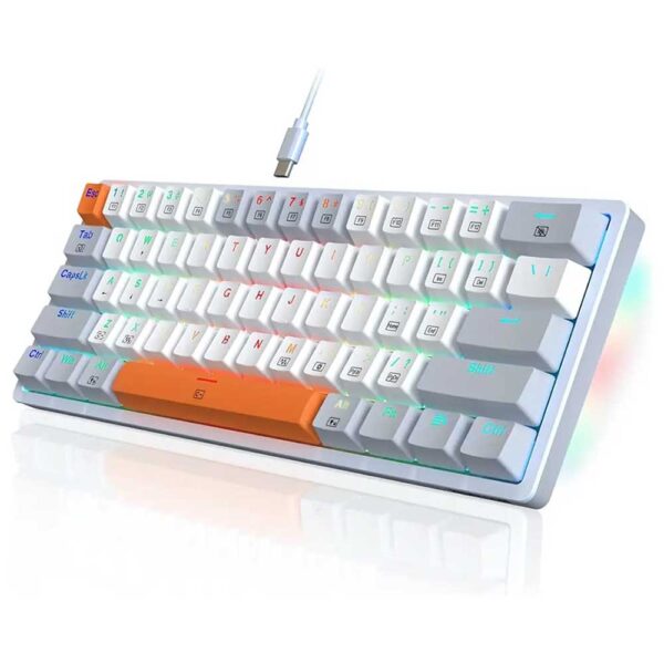 در حالت ورودی کابل کیبورد گیمینگ ردراگون Redragon K642 Akali 60% RGB WGO