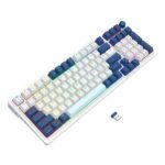 تصویر بالای کیبورد گیمینگ ردراگون Redragon K686 EISA PRO 98% RGB Blue Himmel