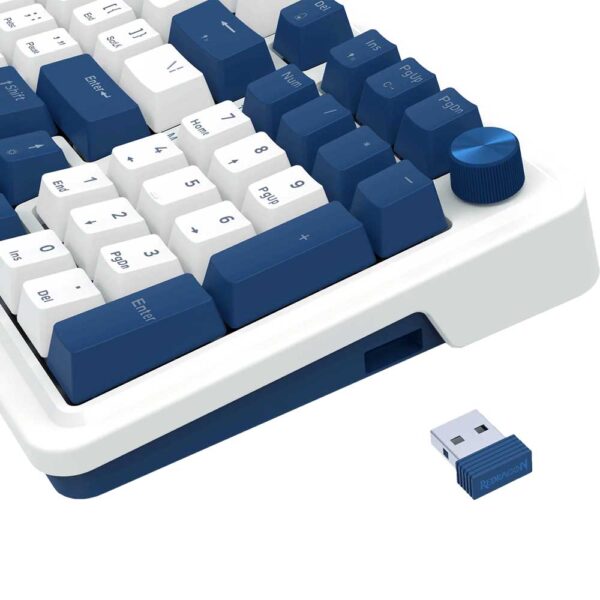 دانگل کیبورد گیمینگ ردراگون Redragon K686 EISA PRO 98% RGB Blue Himmel