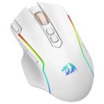 بدون دانگل موس گیمینگ ردراگون Redragon M810 TAIPAN PRO RGB White