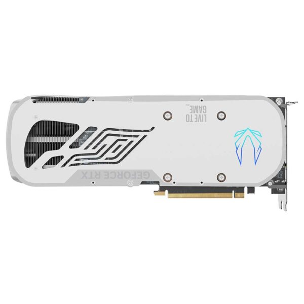 بک پلیت کارت گرافیک زوتک ZOTAC RTX 4070 TI SUPER Trinity OC 16GB White