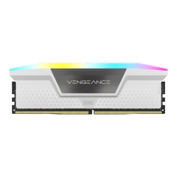 رم کامپیوتر Corsair Vengeance RGB 32GB (2×16GB) DDR5 5600MHz CL40 White