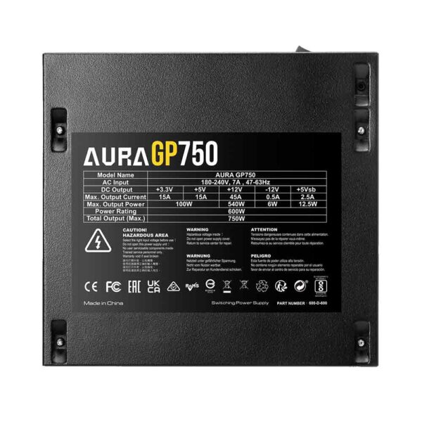 پلاک پاور گیمدیاس GAMDIAS AURA GP750
