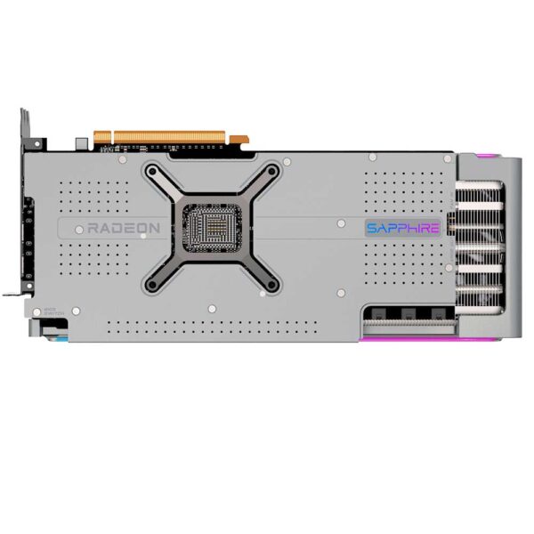 پشت کارت گرافیک سافایر SAPPHIRE NITRO+ Radeon RX 7900 XT Vapor-X 20GB