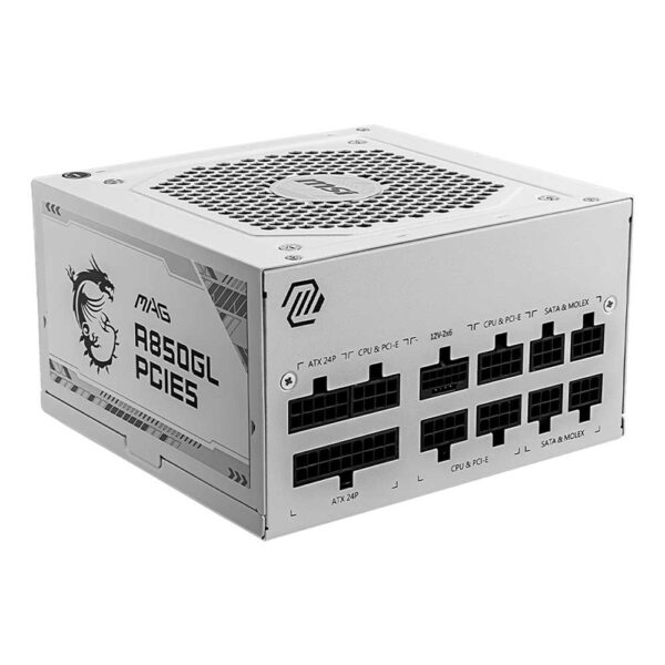 MAG-A850GL-PCIE5-WHITE-Feature-Image-20250118 پاور ام اس آی MSI MAG A850GL PCIE5 WHITE
