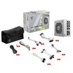 جعبه پاور ام اس آی MSI MAG A850GL PCIE5 WHITE
